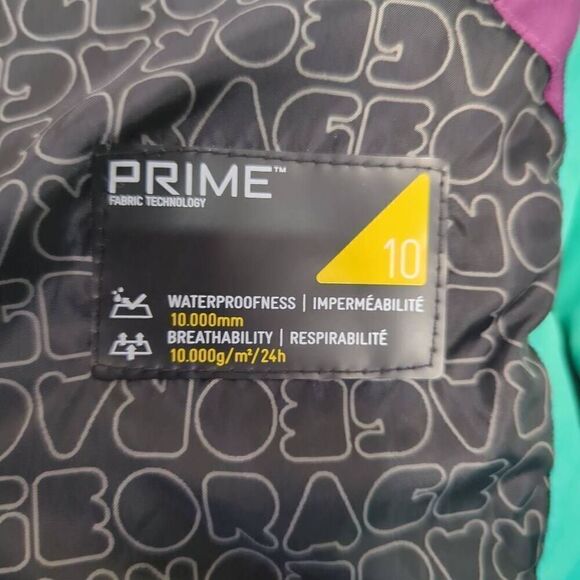 Orage Women’s Medium Blue Colorblock Prime Fabric Waterproof Ski Jacket Snow - Picture 11 of 11